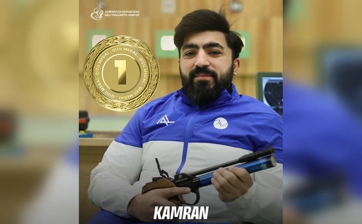 Azerbaycanlı para atıcı Sırbistan’daki uluslararası Grand Prix’de altın madalya kazandı