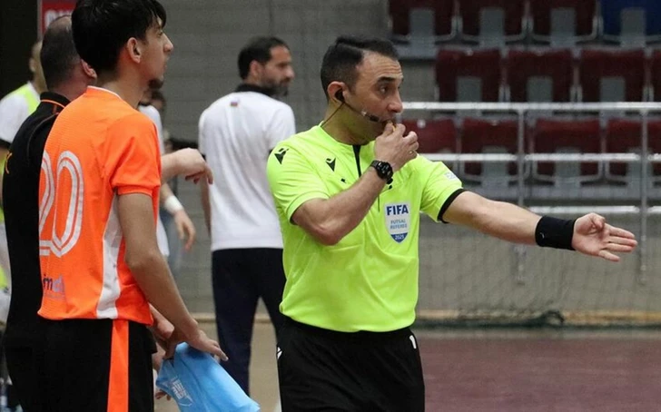 Azerbaycanlı hakeme Futsal Şampiyonlar Ligi maçları emanet edildi