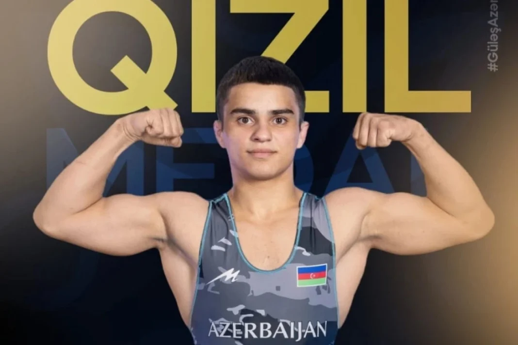 Azerbaycanlı güreşçi Ermeni rakibini yenerek dünya şampiyonu oldu