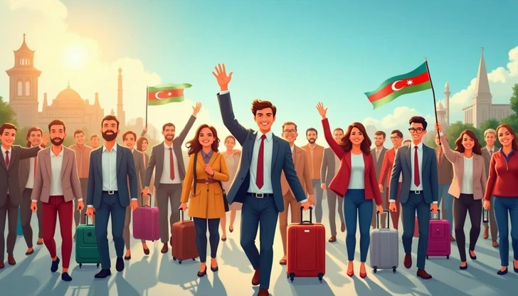 Azerbaycan’a taşınma: 2025’in ilk yarısında göç verileri