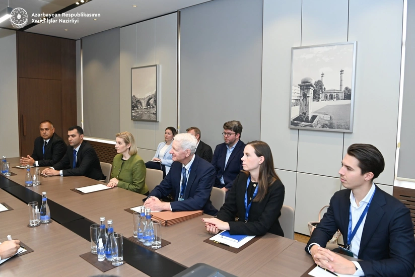 Ceyhun Bayramov, ABD Ticaret Heyeti temsilcilerini kabul etti