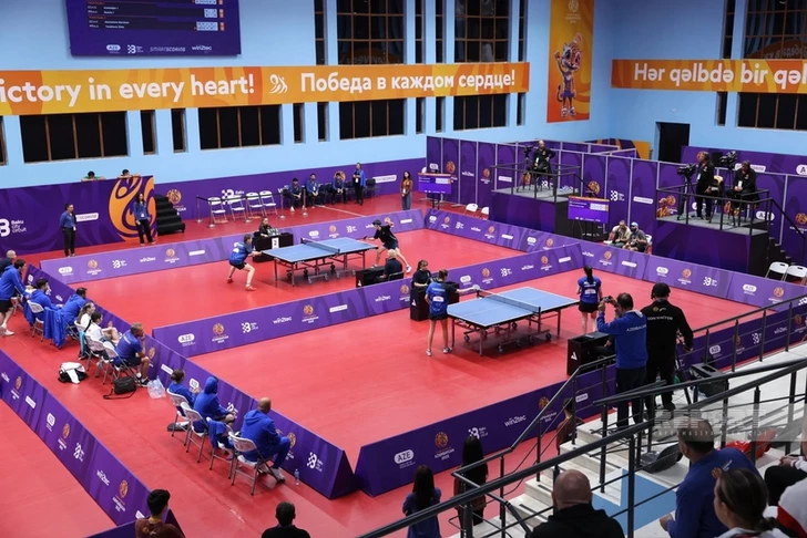 Çifte gümüş: Azerbaycan masa tenisi takımları BDT Oyunları’nda parladı