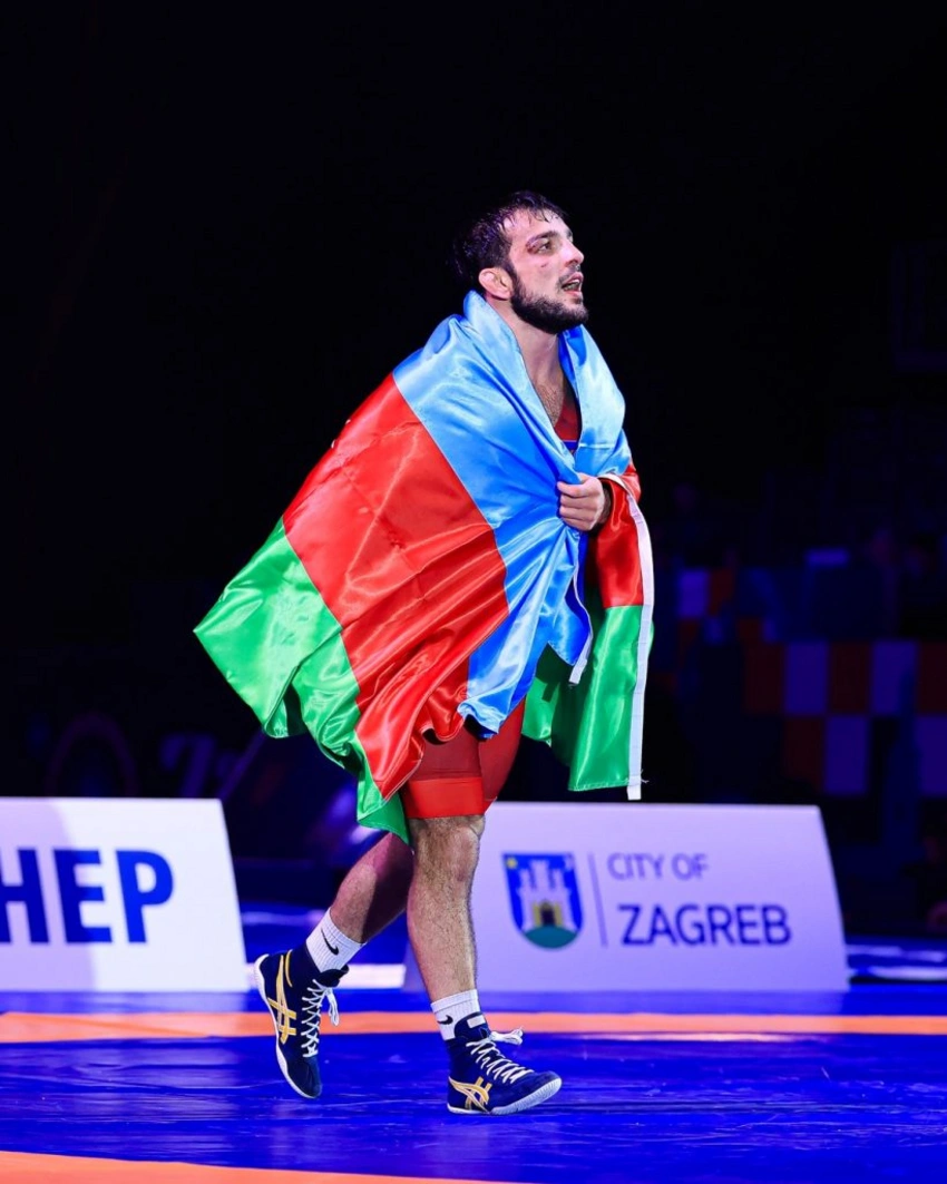 Azerbaycan, Zagreb Dünya Şampiyonası’nda grekoromende bir altın ve iki bronz kazandı