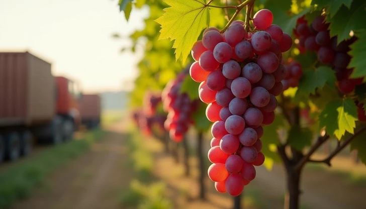 Azerbaycan, Yaklaşık İki Yıl Aradan Sonra Ukrayna’ya Üzüm İhracatına Yeniden Başladı