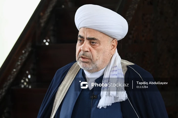 Allahşükür Paşazade: Ermeni Kilisesi ve diasporası yıkıcı propaganda yürütüyor