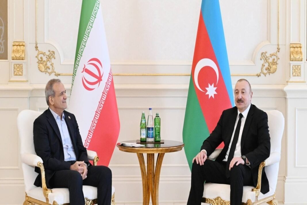 Aliyev ve Pezeşkiyan, Azerbaycan heyetinin İran ziyaretini görüştü İlham Aliyev ve Mesud Pezeşkiyan