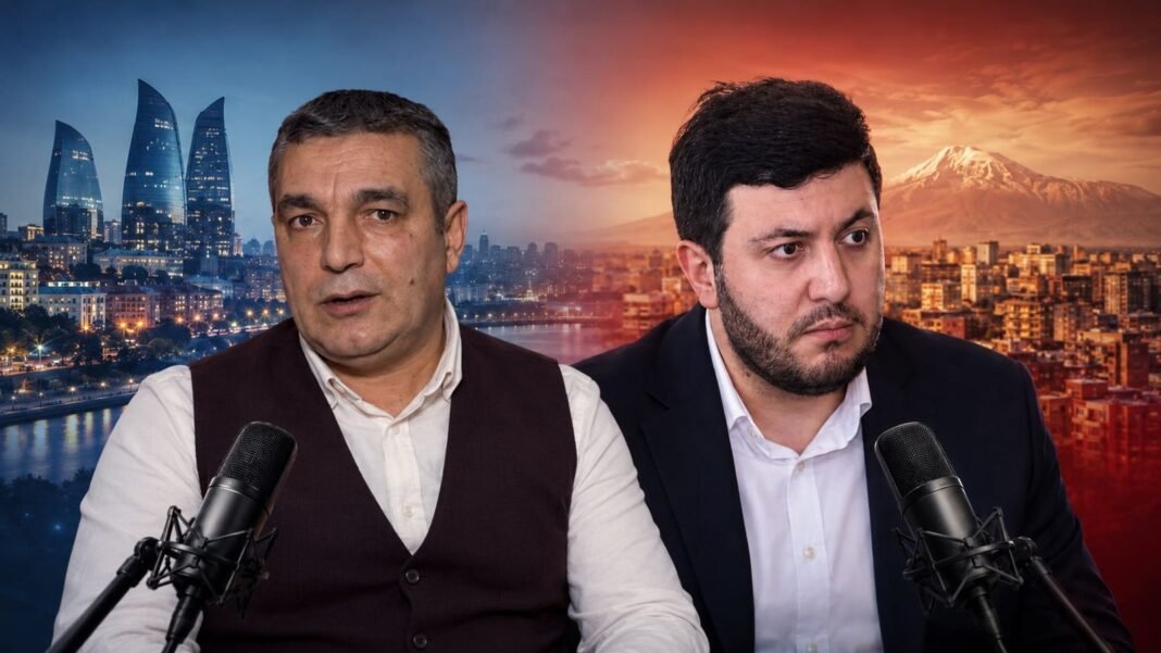 Azerbaycan-Ermenistan ticareti iki yönlü başladı, engeller sürüyor Natig Caferli ve Areg Koçinyan Pressclubs TV yayınında