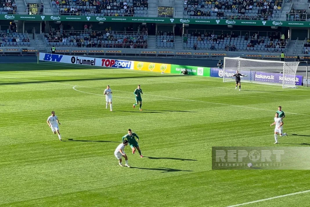 Azerbaycan, Uluslar Ligi’nde Litvanya ile 1-1 berabere kaldı Azerbaycan ile Litvanya arasındaki UEFA Uluslar Ligi maçı