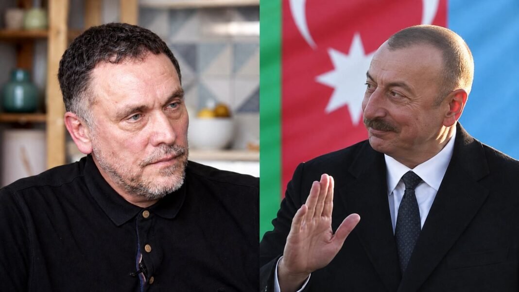 Şevçenko: Aliyev’in iki süper güç sözleri Rusya’yı gücendirmemeli Azerbaycan Cumhurbaşkanı İlham Aliyev ve Rus gazeteci Maksim Şevçenko
