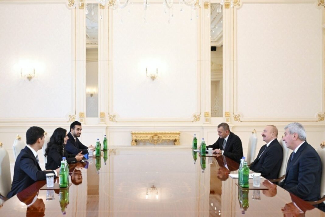 İlham Aliyev, Bakü’de BM Turizm Genel Sekreteri Shaikha Al Nuwais ile görüşüyor