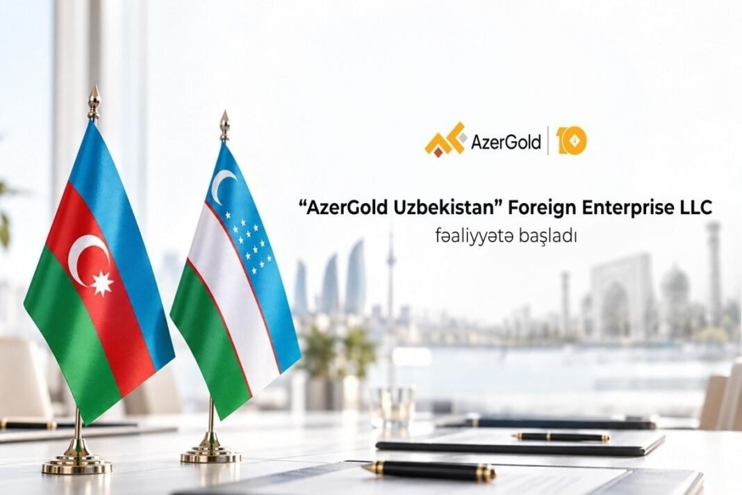 AzerGold, Özbekistan’daki ilk yurt dışı iştirakini kurdu AzerGold logolu güvenlik kaskı