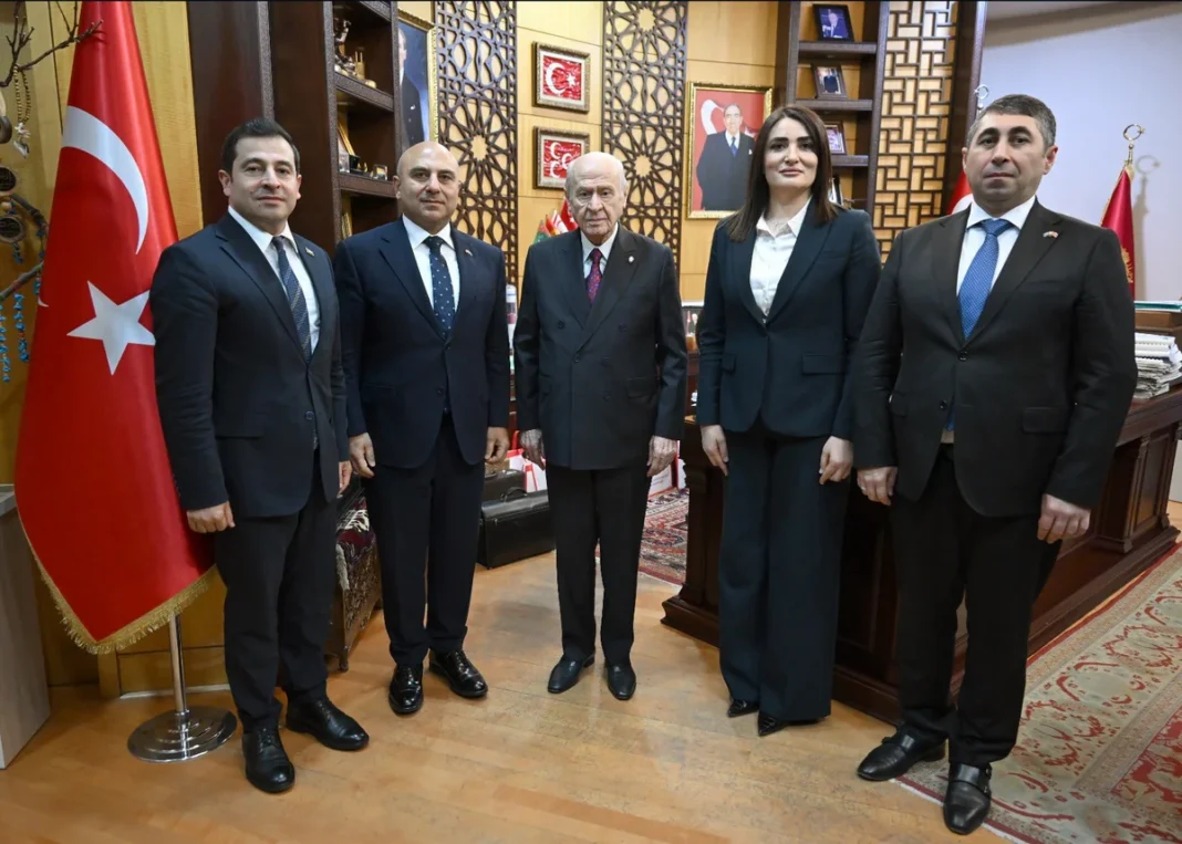 Devlet Bahçeli ile Azerbaycan'ın Türkiye Büyükelçisi Reşad Aslanov