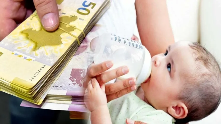 Azerbaycan’da ev hanımlarına ek çocuk ödemesi öneriliyor Azerbaycan’da ev hanımlarına önerilen çocuk desteğini temsilen anne ve çocuk