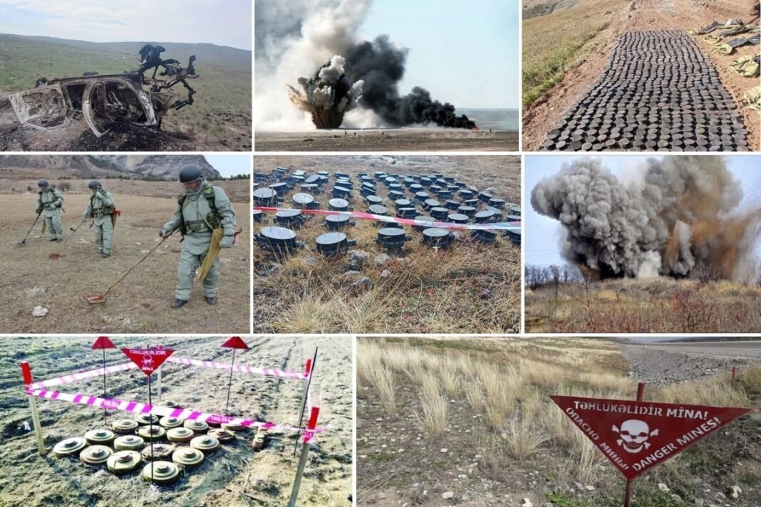 Cebrayıl’da mayına basan çoban yaralandı Azerbaycan'da mayın uyarısı ve temizleme çalışması